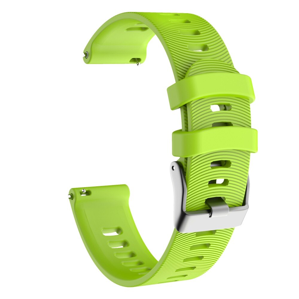 Watchband for watch strap garmin vivoactive 3 for Garmin Forerunner 245 245M 645 Music Soft silicone Smart watch Accessories: Green / For Forerunner 245
