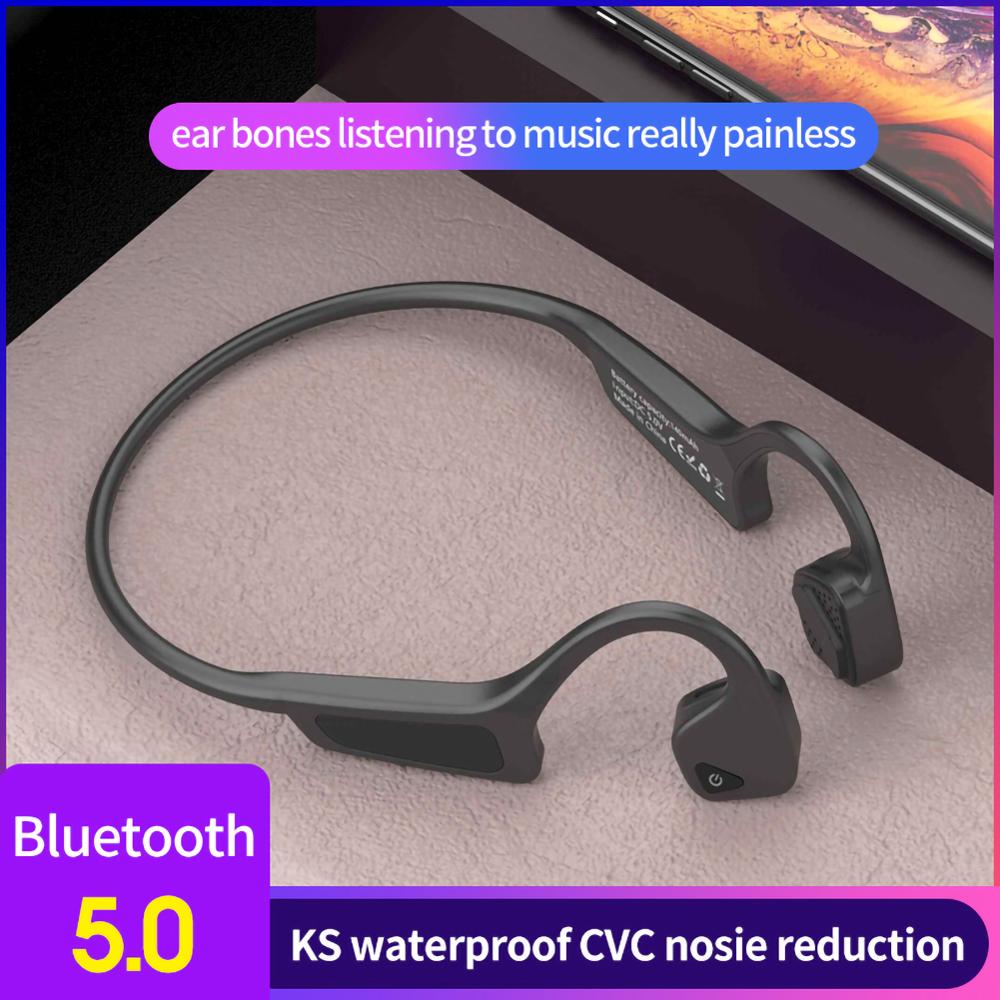 G18 Draadloze Bluetooth Oortelefoon 5.0 Beengeleiding Koptelefoon Outdoor Sport Headset Met Microfoon Handsfree Headsets