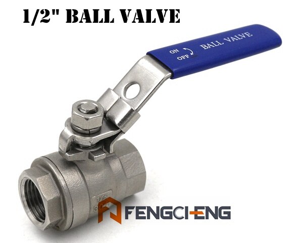 Homebrew Beer Brew Kettle Ball Valve Kit 304 Stainless Steel 1/2"NPT Full Port Brewer Hardware: Ball Valve