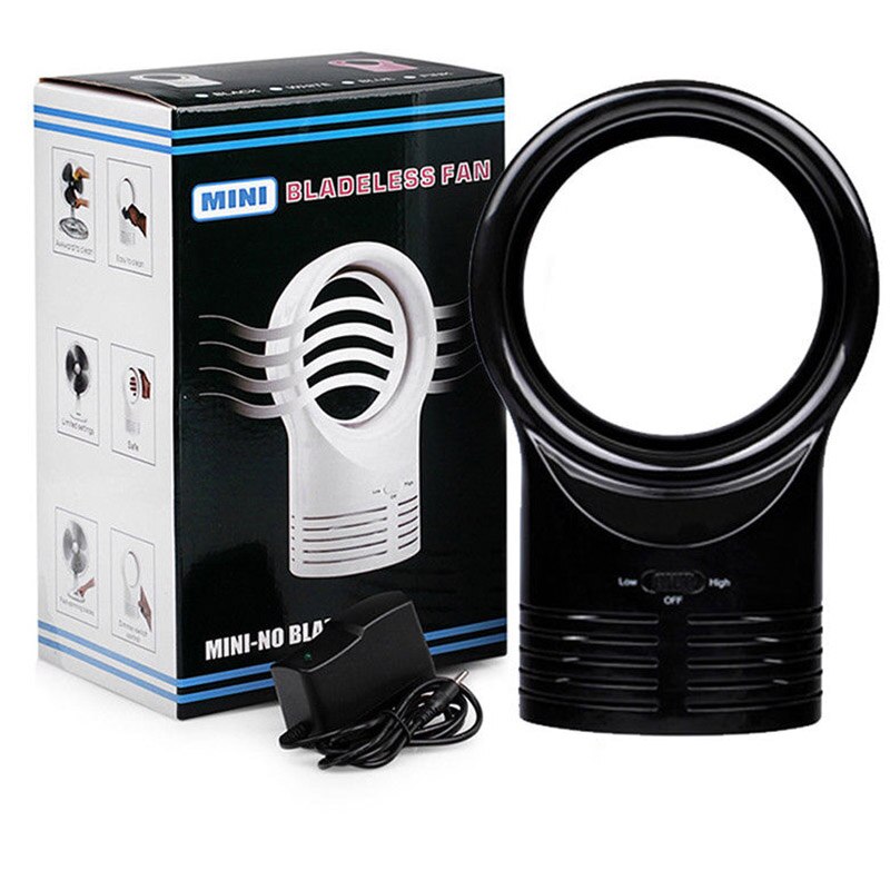 Mini No Leaf Fan Portable Bladeless Refrigeration Desktop Air Conditioner Low Noise GR5