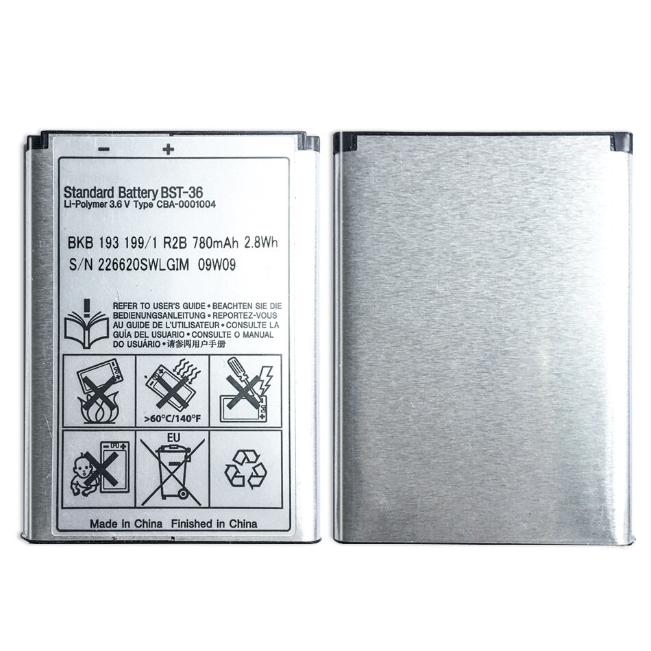 KiKiss Batterie BST-33 BST-36 BST-37 BST-38 Für Sony Ericsson K880i k550i t700/k510i z550 k310i/k750 e600 w550i/w580 w995 w980