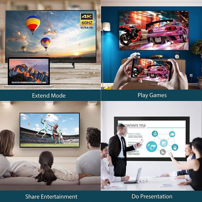 USB 3.0 To VGA Adapter Cable External Graphic Card Video Multi-display Converter Adapter For PC Laptop Windows 7 8 10