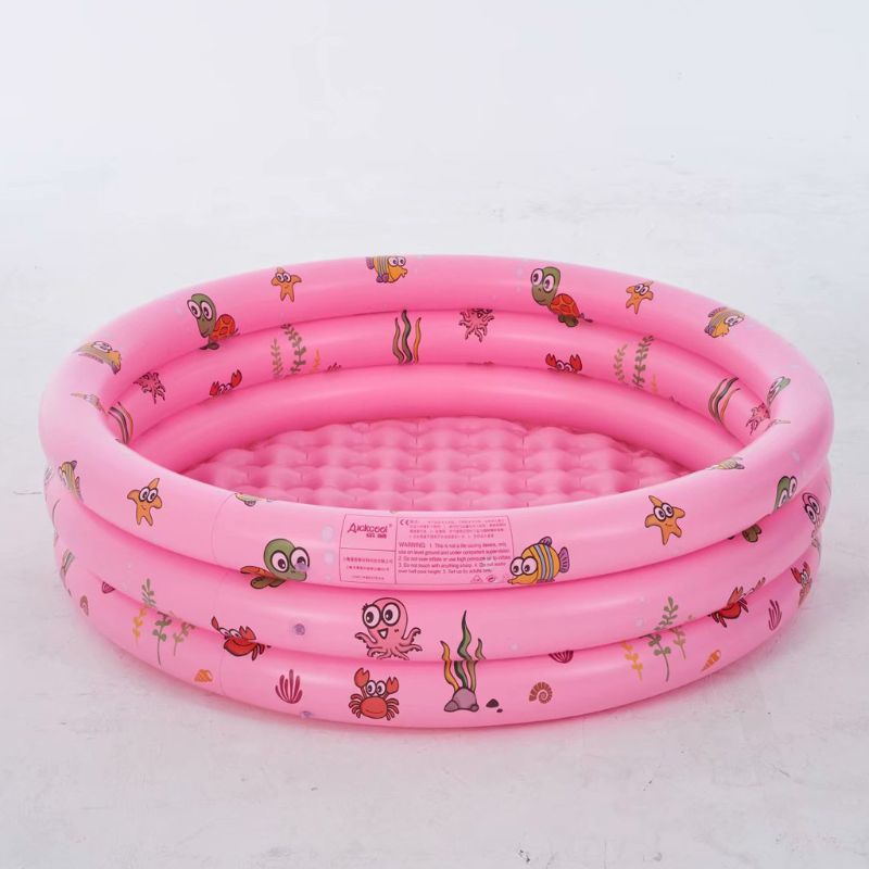 1 ensemble de piscine gonflable pour nourrissons piscine de sécurité ronde avec Kits de réparation pour enfants bébé enfant en bas âge utilisation d'été