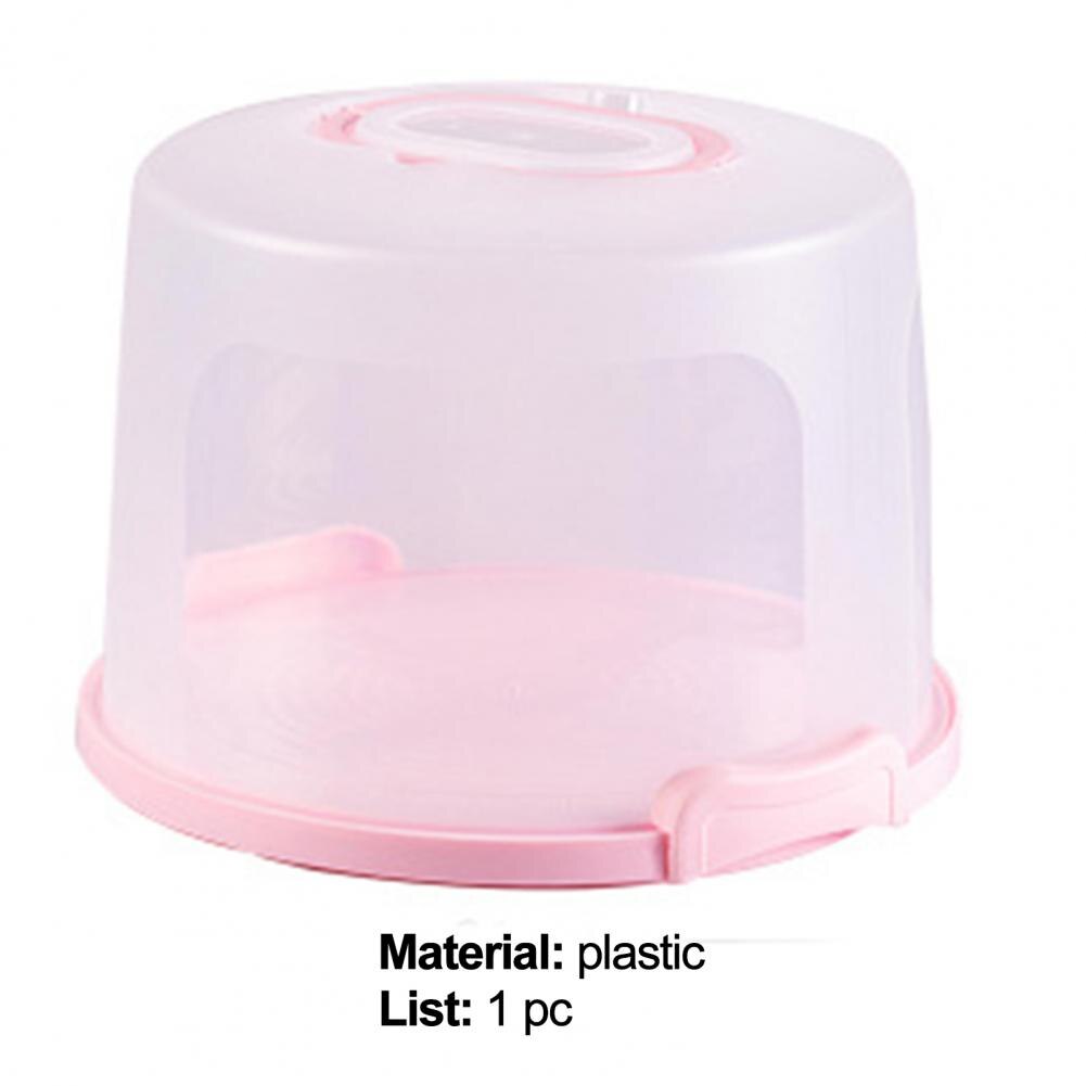 60%HOTCake Box Portable Waterproof Plastic Portable Cake Packaging Box Easy to Carry Cake Storage Box