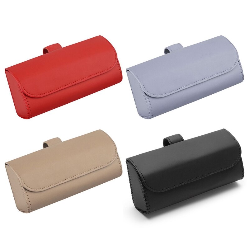 Estuche Universal para gafas de sol de coche, soporte para gafas, caja de almacenamiento para tarjetas,