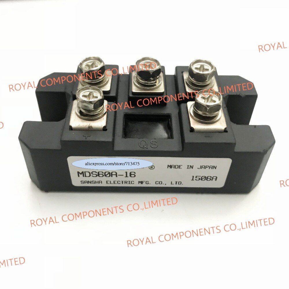 MDS60A-16 THREE PHASE BRIDGE RECTIFIER MDS 60A 1600V MDS60A1600V
