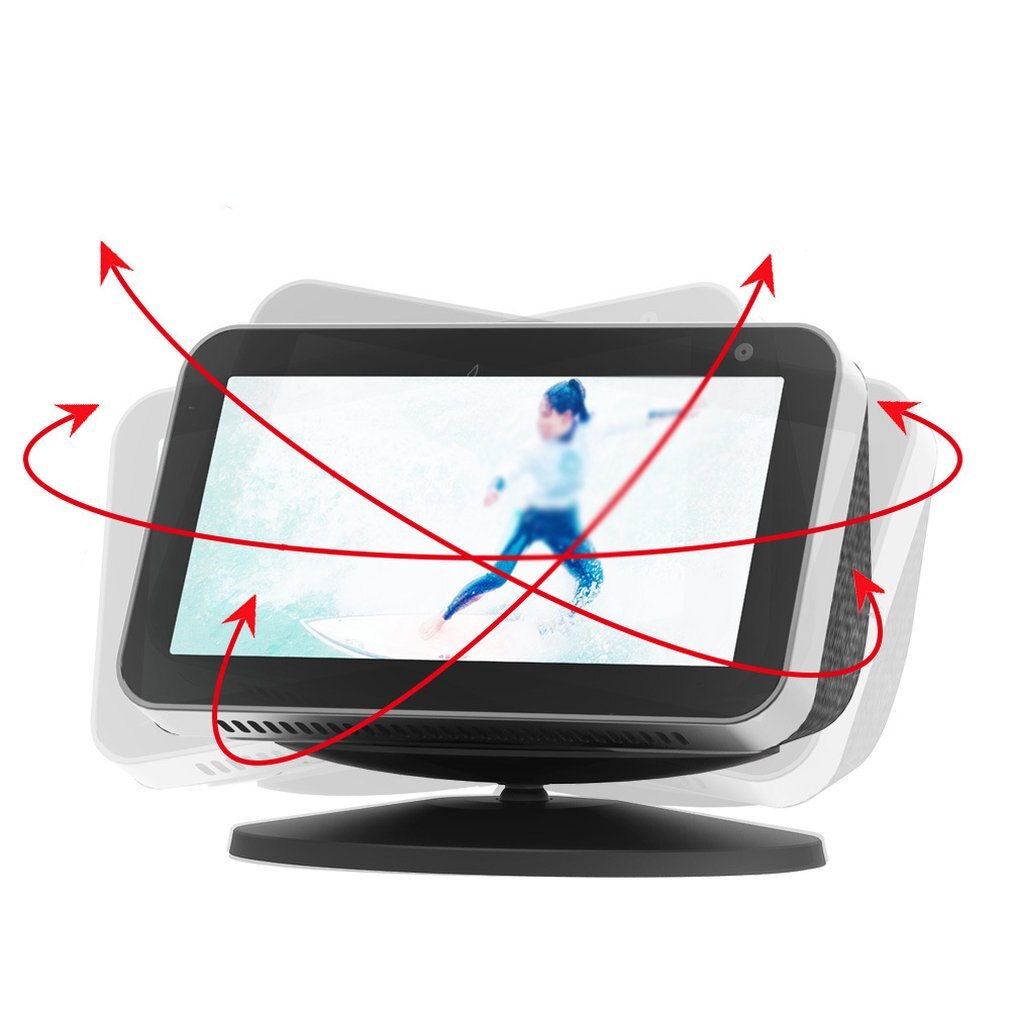 360 Degree Adjustable Plastic Support Stable Rotating Bracket Speaker Bracket Abs Anti Skid Base Frame