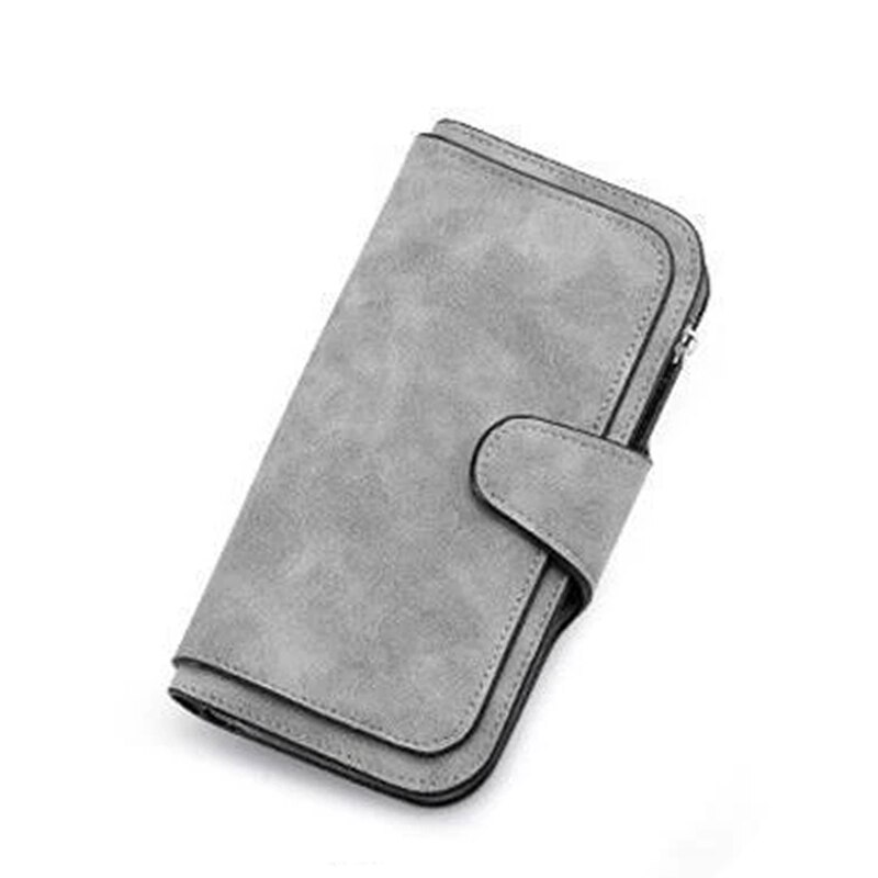 Portfel damski torebka o dużej pojemności długi tri-zginać multi-kieszeń damski wielofunkcyjny portfel robić przechowywania KQS8