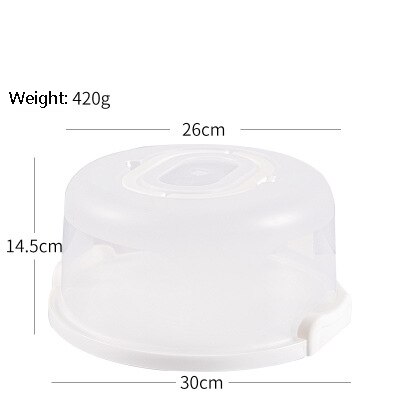 Przezroczyste przenośne pudełko ciasto plastikowe opakowanie na ciasto weselne przezroczyste pudełka muffinka Dom uchwyt sprawy świeżo utrzymujące schowek: Niebieski