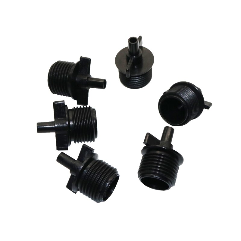 400 piezas 1/2 "macho roscado a 6mm conector adaptador atomizador boquilla conexión jardín aspersor accesorios herramientas de jardinería