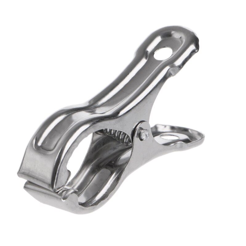 20 pz in Acciaio Inox Mollette E Stendibiancheria Appeso Spilli Lavanderia Antivento Pinze