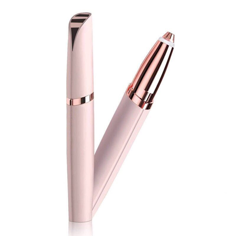 Tondeuse à sourcils sans douleur, stylo d&#39;épilation, rasoir, Mini batterie de coupe, épilateur Facial Portable pour femmes