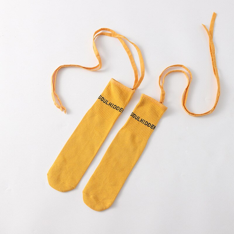 Tights for Girls Tights Baby Girls Stockings Kid 's Pantyhose Knee Socks Girls Toddler Tights for Children Cross Bandage: WZ0009-Yellow