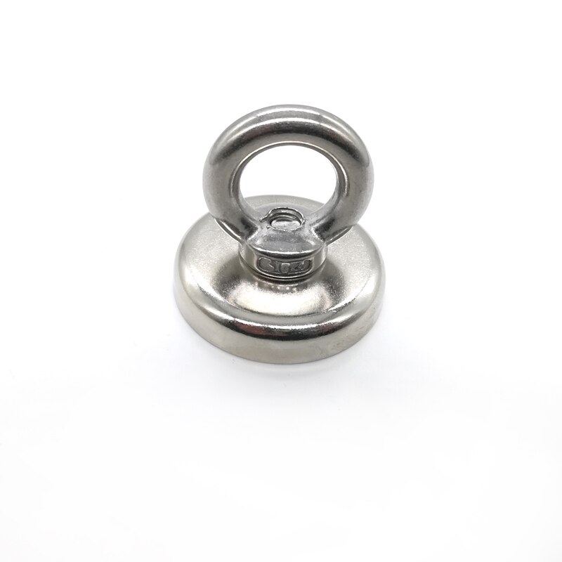 1/2/3 stuks  d48 90kg krachtige ronde neodymium magneethaak bergingsmagneet zeevisuitrusting houder trekmontagepot