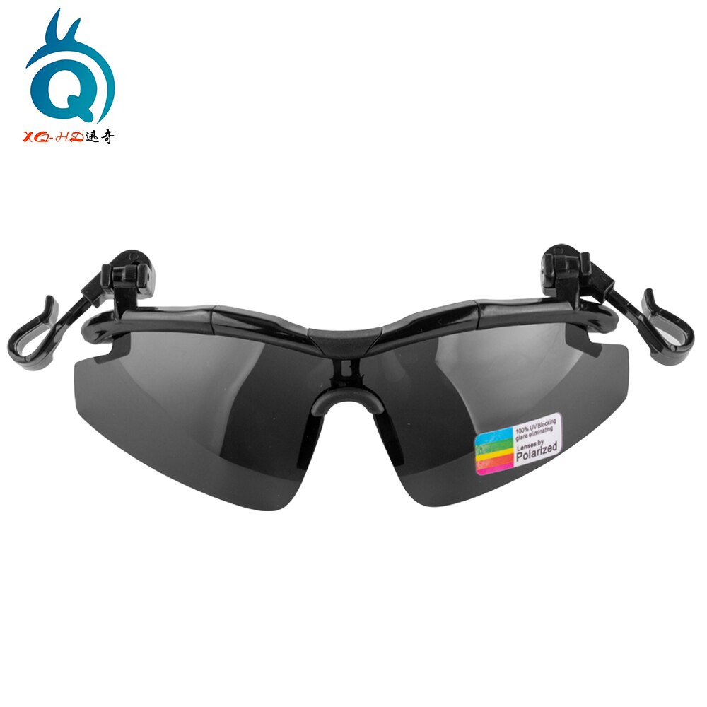 XQ-HD XQ-114A Flip Polarized Sunglasses Suitable Baseball Golf Hat Attached Wrap Over Glasses For Fishing