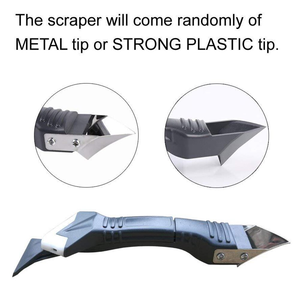 Sealant Remover Tool Kit Scraper Caulking Mould Removal 3 in 1 Portable for Home EDNU888