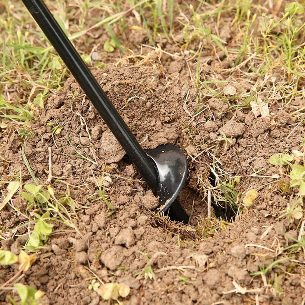 Spiral Drill Bit Garden Planter Bedding Hole Digger Loose Soil With Handle Cultivator Ground Yard Flower Manual Auger Trees