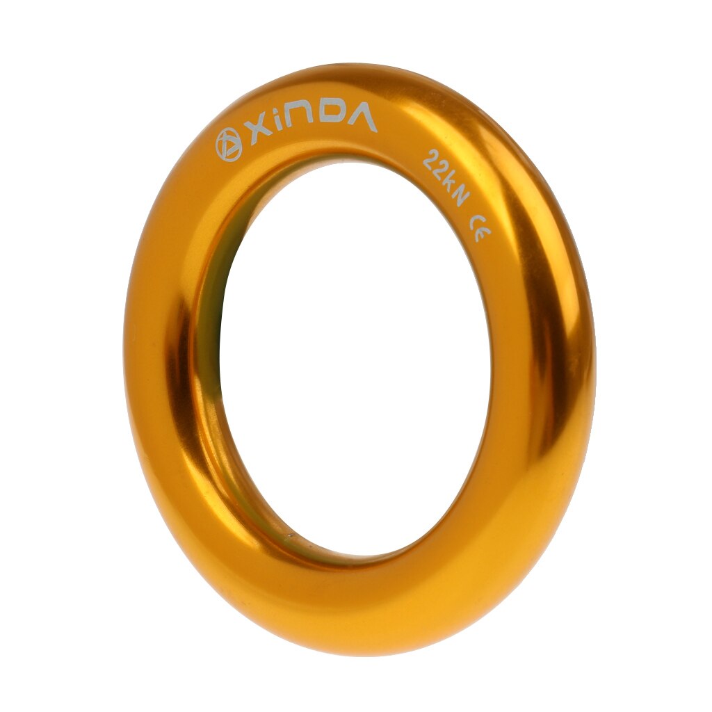 Large Rappel Ring 22KN Bail-Out Rope Connector for Tree Climbing Arborist Rappelling Rescue Hammock Setting