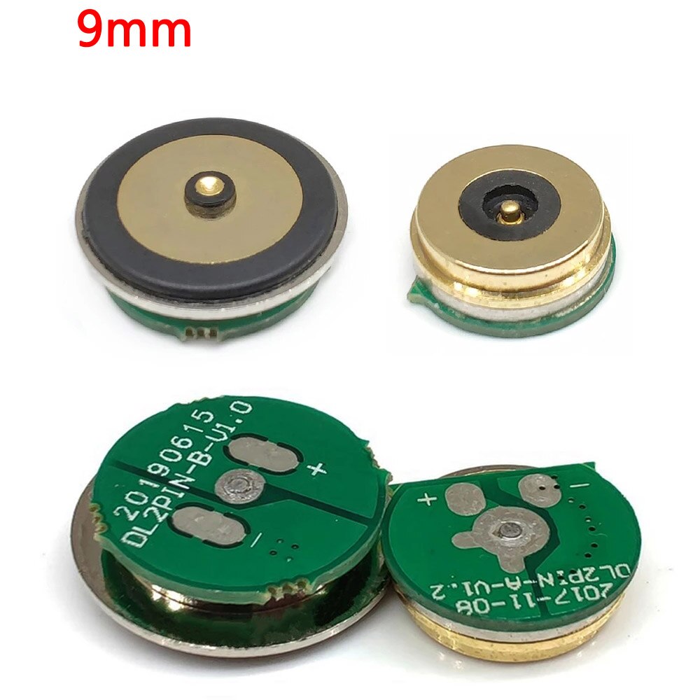 1-10sets 9mm High Current Suction Spring PCB Male Female With Solder Plate Probe DC Power charging Magnetic pogo pin connector