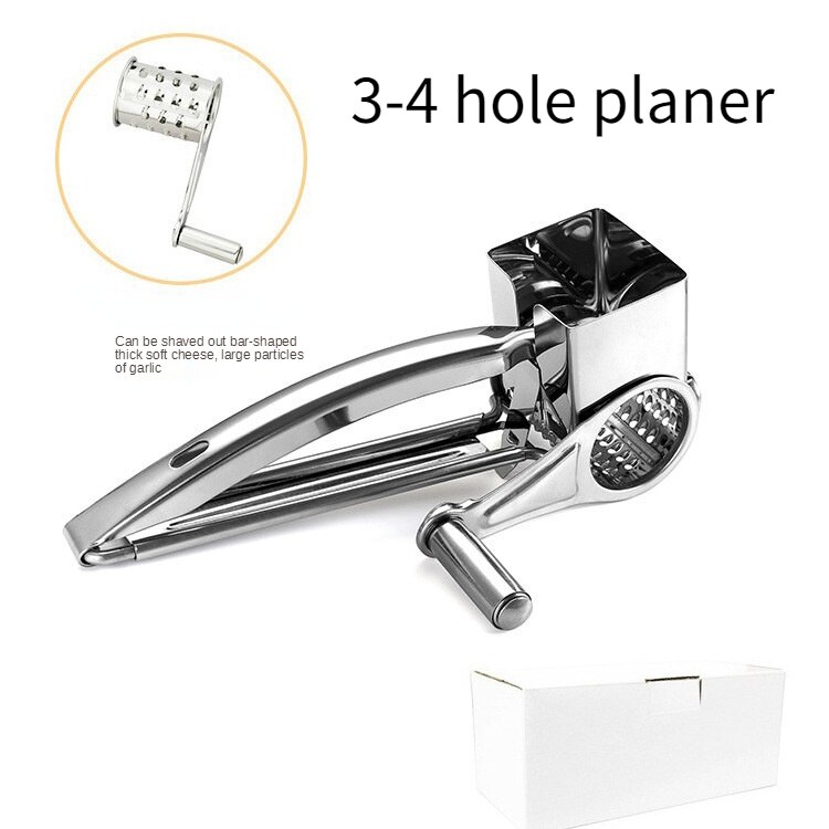 The Second Generation of Cheese Grinder Multi-function Stainless Steel Cheese Grinder Hand-cranked Rotary Cheese Grater