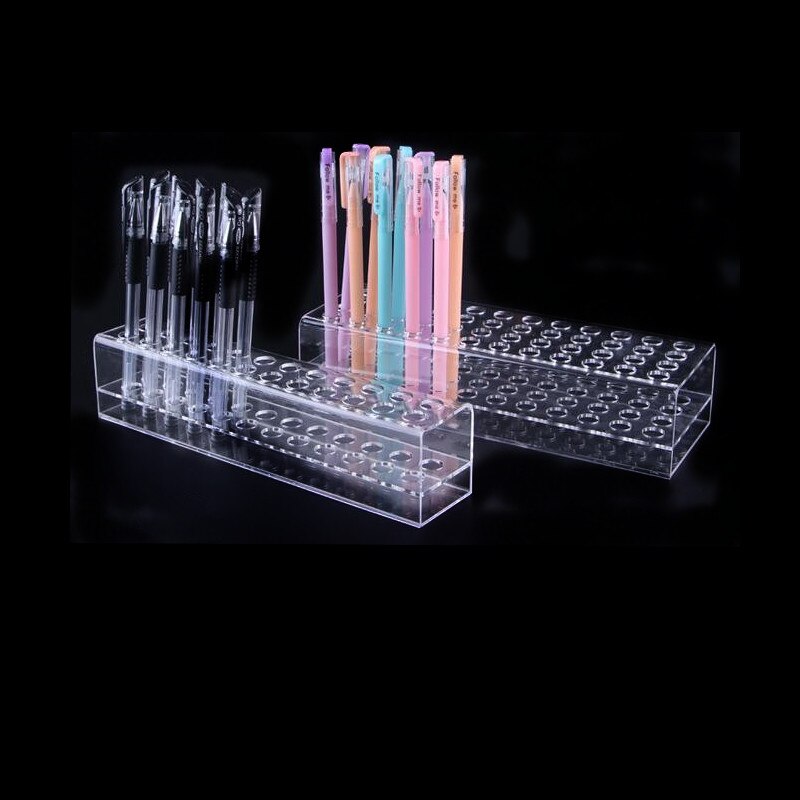acryl Pen Houder Cosmetische Borstel Oogschaduw Potlood Pennen case Lippenstift Display Stand Rack Kantoor School Bureau Levert