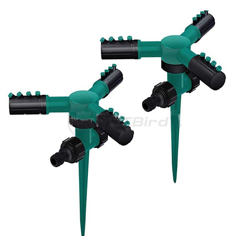 Plen sprinkler automatisk 360 roterende hage vann sprinkler plen vanning plen vanning hage vanning kjøling  #0424
