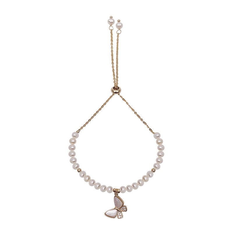 Simples ajustável pulseira de titânio material de aço inoxidável incrustado natural jóias moda pulseiras feminino jóias presente de aniversário