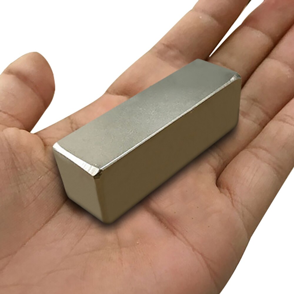 Super Sterke Neodymium Magneet Sterke Vierkante Magneet 50*15*15Mm Blok Magnetische Zeldzame Aarde Magneet