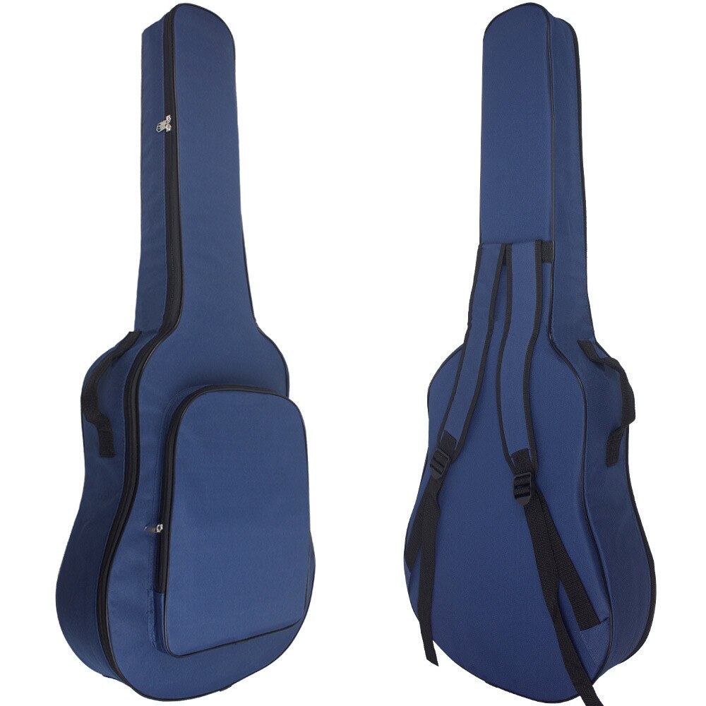 36/38 tommer klassisk guitar taske 40/41 tommer dobbelt skulderrem akustisk guitar rygsæk bomuld fortykkelse blødt betræk  xa846m