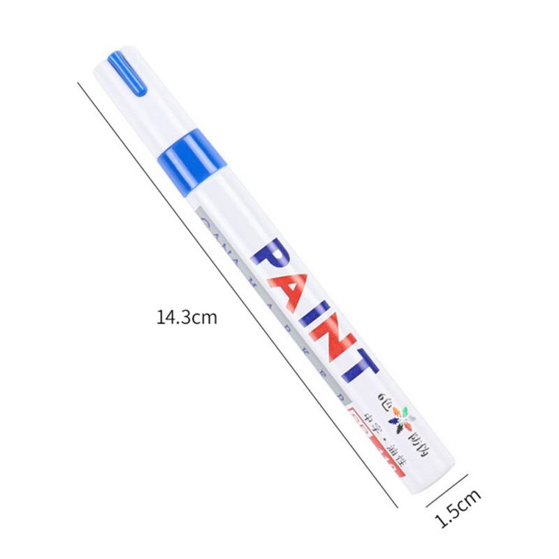 Tile Marker Repair Wall Pen White Grout Marker Odorless Non Toxic for Tiles Floor and Tyre Painting Mark Pen: Blue