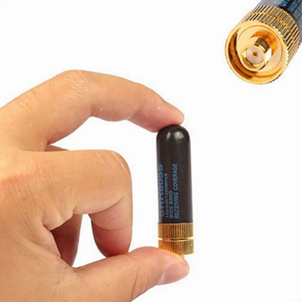 1Pc Black Excellent Workmanship SRH-805S SMA-F Female Dual Band Antenna for Baofengs UV-5R BF-888S Radio антенна