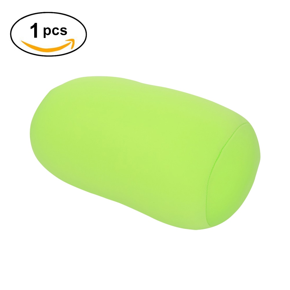 Micro Mini Microbead Rugkussen Roll Sierkussen Reizen Thuis Slaap Neksteun Comfortabele Kussens Office Travel Ondersteuning: Green