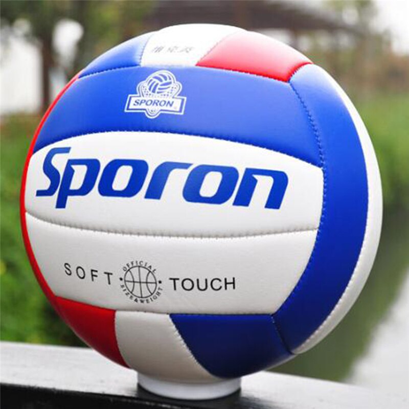 Bola de voleibol suave de PVC de una pieza, Balón de competición de entrenamiento , balonmano de playa estándar internacional, interior y exterior: style 2