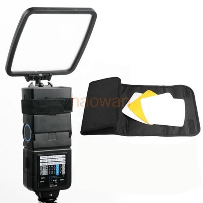 4 in 1 camera Flash Softbox Diffuser reflector voor canon Nikon SB900 SB800 SB600 SB28 Sony Yongnuo camera