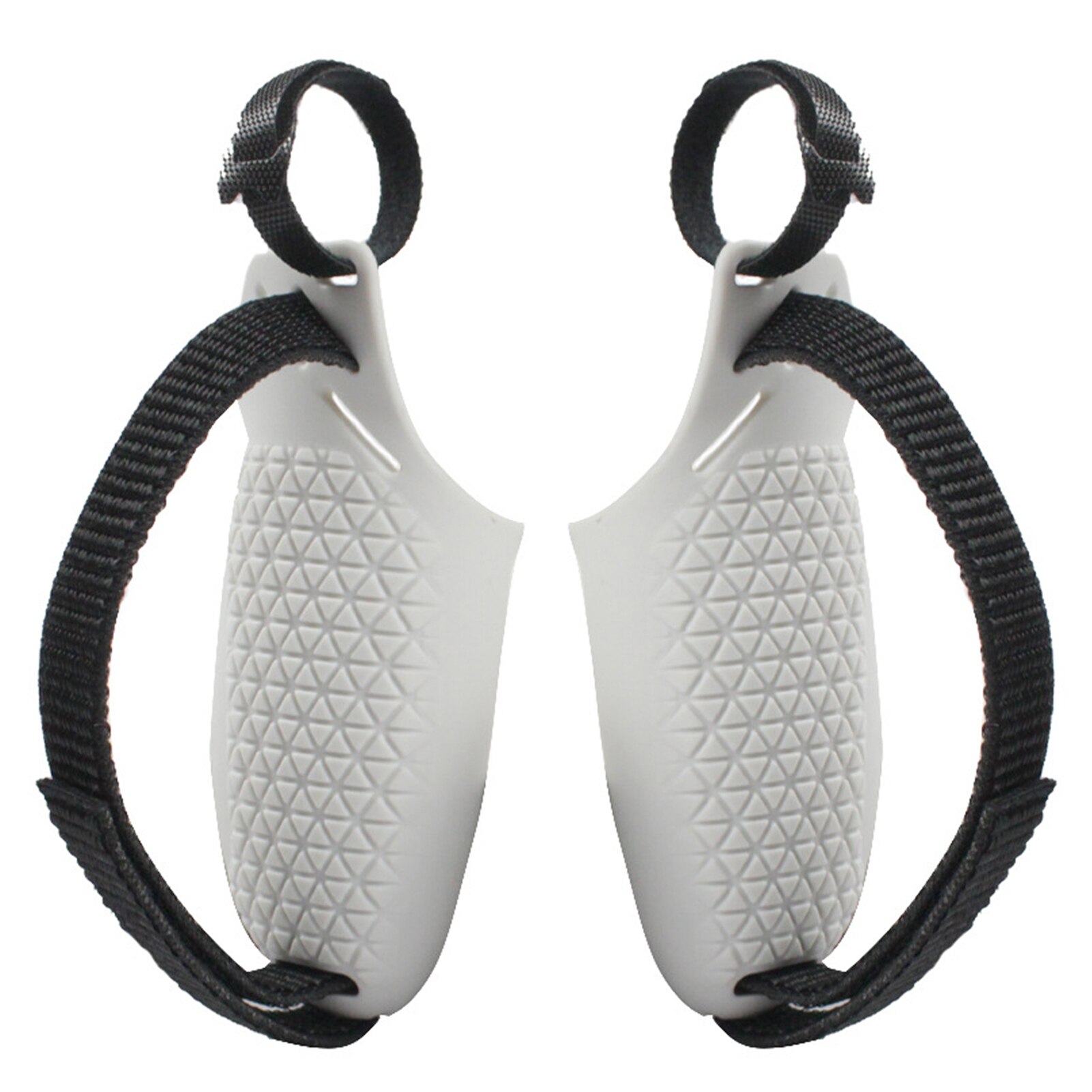 Touch Controller Grip Cover Voor Oculus Quest 2 Grips Anti-Throw Handvat Beschermende Knuckle Bandjes Vr Accessoires Beschermhoes: WHITE