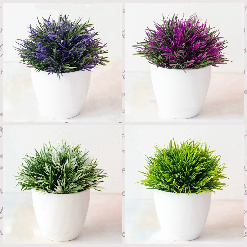 1pc Artificial Plant Bonsai Simulation Plastic Small Tree Pot Plant Potted Ornaments for Home Tabl Decoration Hotel Garden Decor