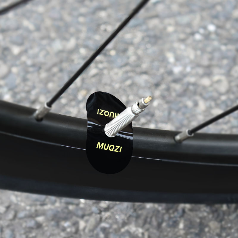 2/5/10pairs Fiets Ventiel Velg Sticker Presta Schrader Ventiel Sticker Weg Mountainbike Band Air Nozzle beschermende Lijm