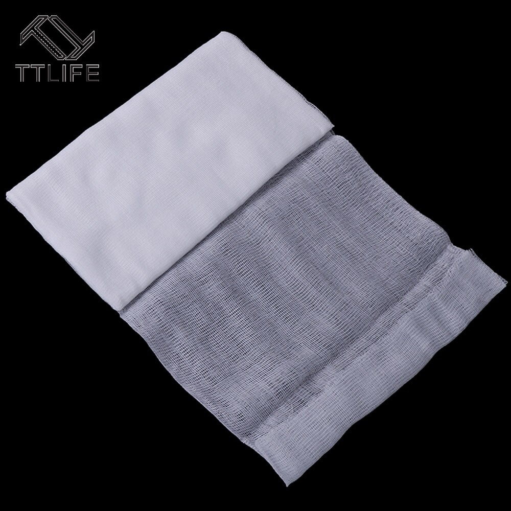TTLIFE White 1.5 Yard Cheese Cloth Bleached Width 23.5cm Gauze Cheesecloth Fabric Muslin Kitchen Cooking Tools