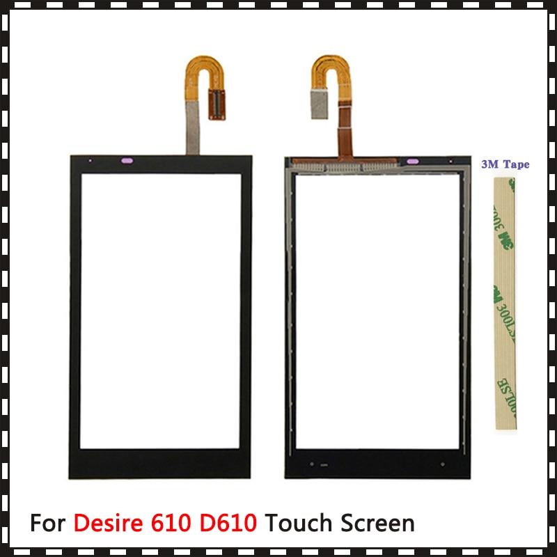 Replacement 4.7" For HTC Desire 610 D610 Touch Screen Digitizer Sensor Outer Glass Lens Panel
