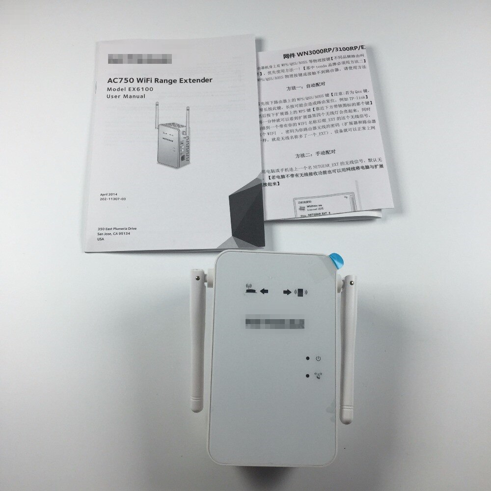 AC750 750Mbps Dual Band Wireless Extender WiFi Signal Booster Für Netgear EX6100