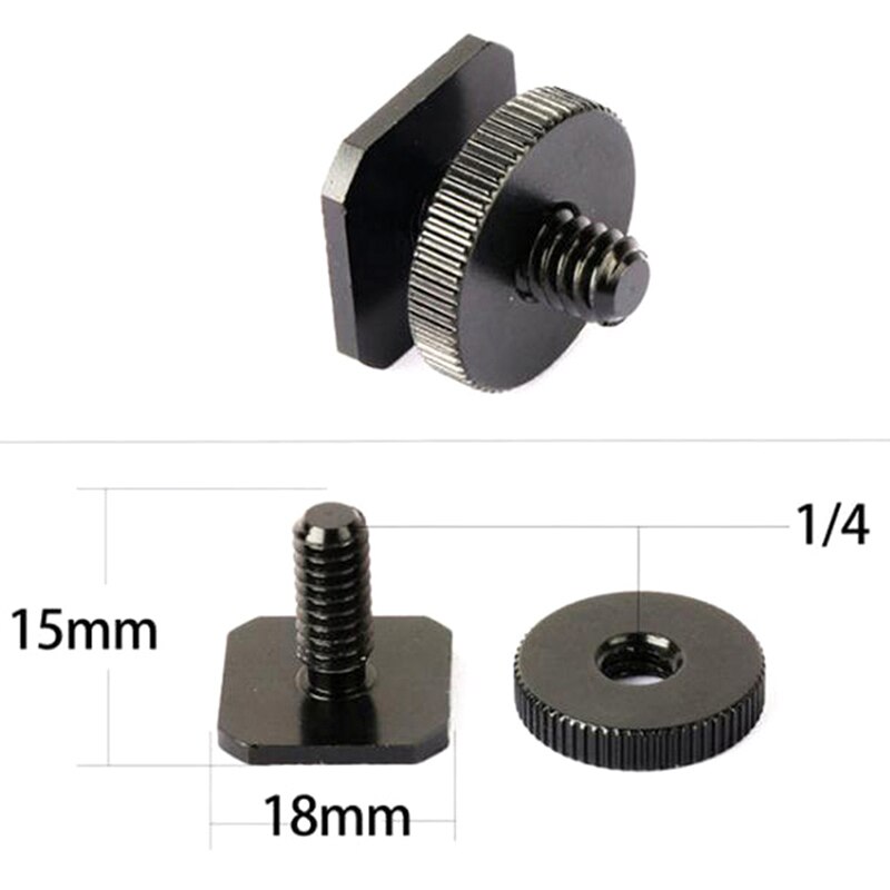 UTEBIT Camera Schroef 1/4 naar 3/8 Adapter Draad Adapter Set, 26 Stks Camera Spigot Convert Montageschroeven Statief Schroef Compatibel voor Magic Arm Krabklem Ball Head Monopod Light Stand