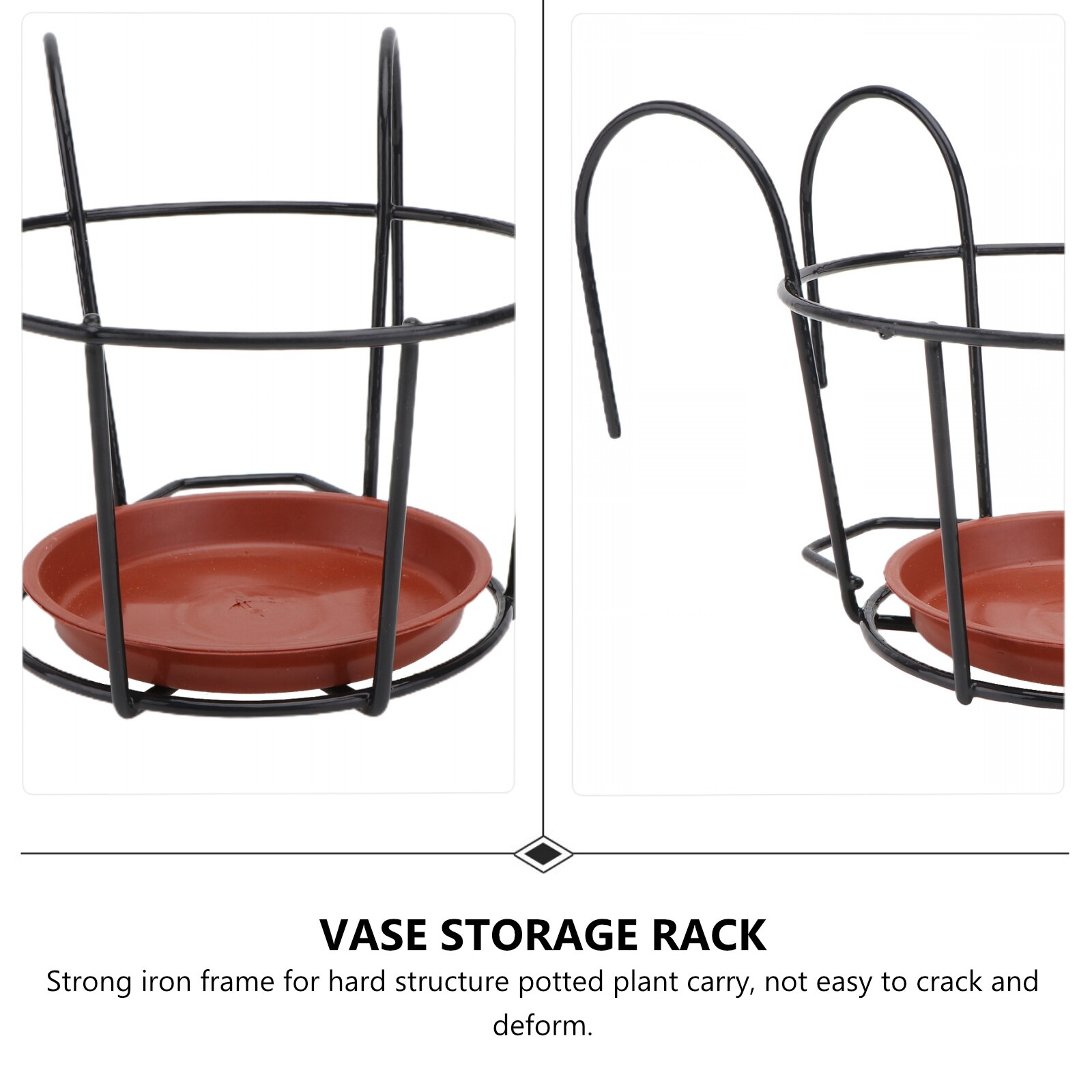 3 zestawy balkonowych półka robić przechowywania wiszący wazon stojak parapet stojak na kwiaty dekoracje