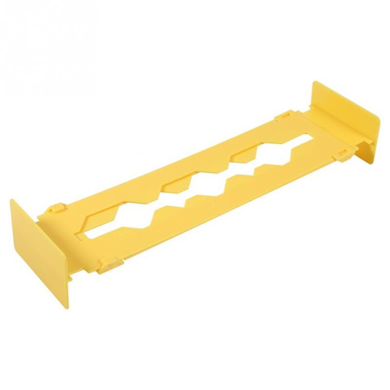 Séparateur de tiroir réglable en plastique, organisateur rétractable, extensible, panneau de séparation multifonction, bricolage, maison, bureau, cuisine: YELLOW