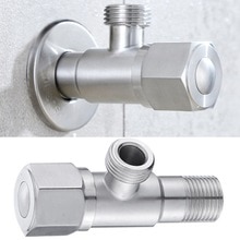 Stainless Steel Shut Off Valve Toilet 0.3-1.8Mpa Angle Valve Bidet Shower