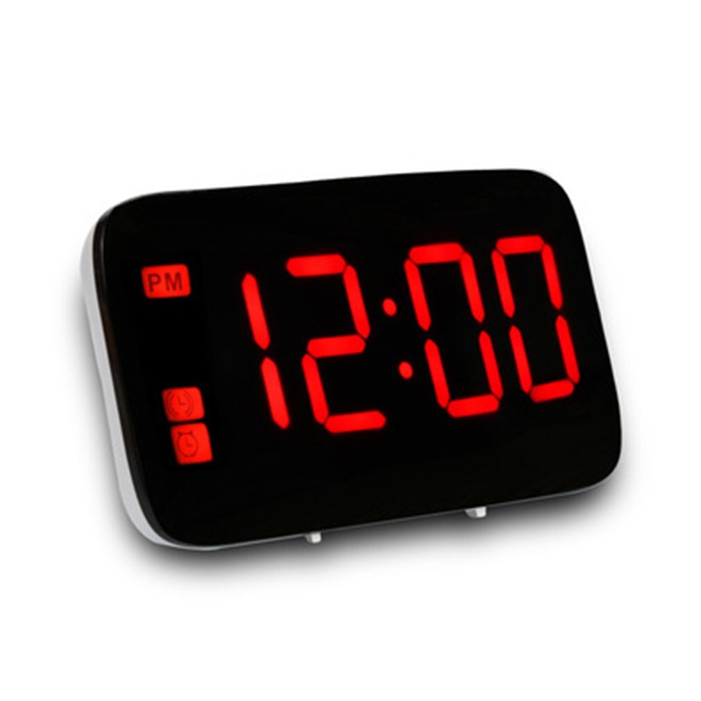 Wekker Led Light Digitale Nachtkastje Klok Elektronische Wekker Grote Temperatuur Display Tijd