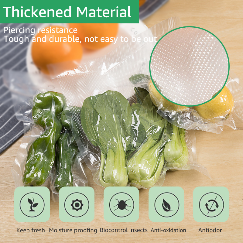 ANIMORE Vacuum Packaging Rolls12x500 15x500 20x500 25x500 28x500 Vacuum Heat Sealer Food Saver Bags Food Storage Bags FB-01
