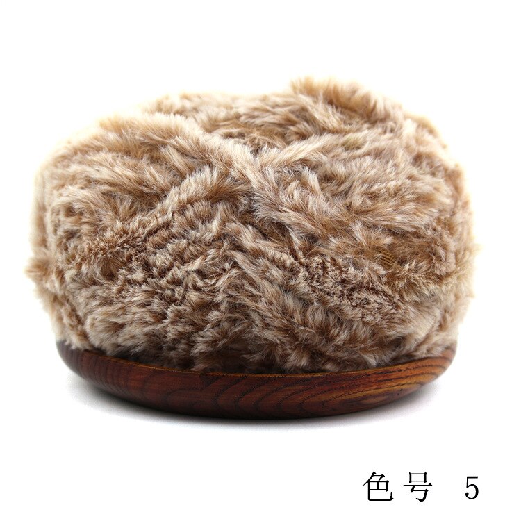 Outai Park of 5 Wool Fur-like Thread Diy Wool Ball Hand-knitted Sweater Thread Special Fancy Yarn Crochet Knitting Braids: 5