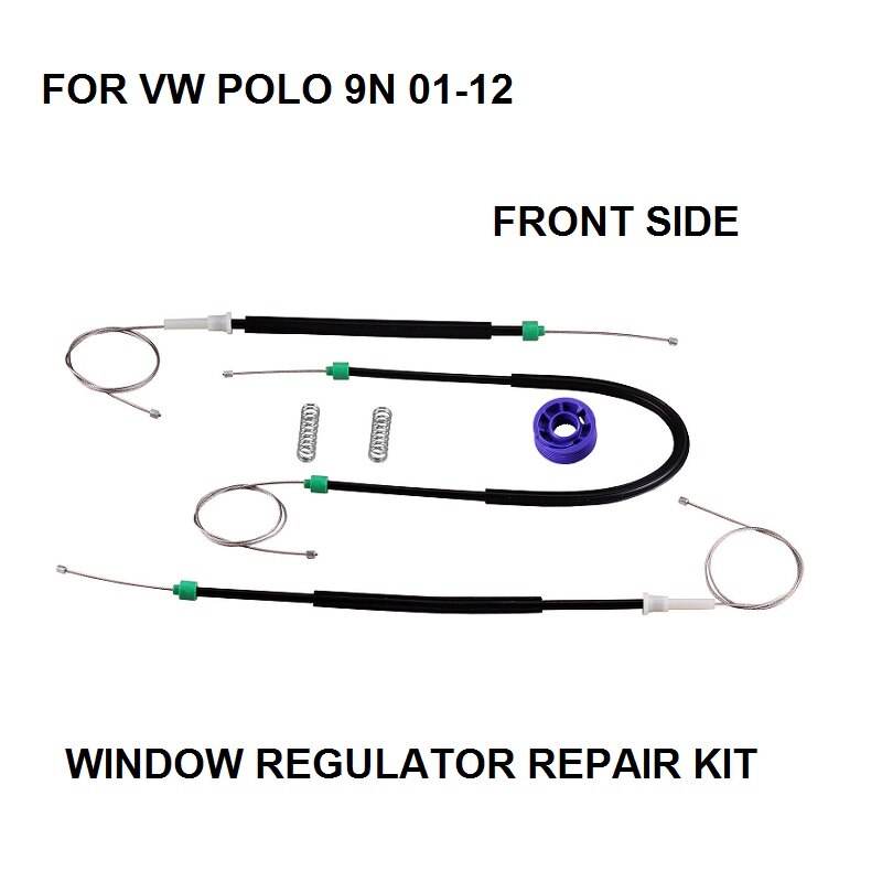 VOOR VW POLO 9N ELEKTRISCHE WINDOW REGULATOR 2001 LINKER of RECHTER