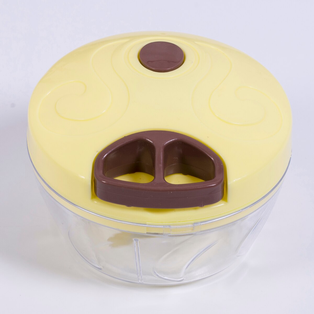 Tritatutto per alimenti a trazione manuale potente: giallo