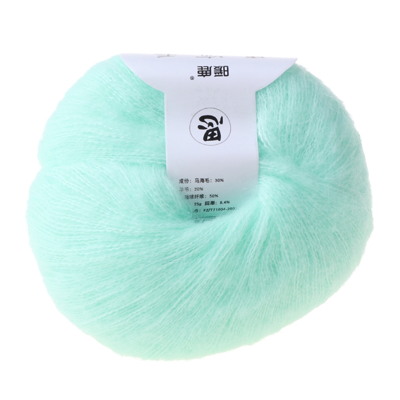 31 Colors Soft Mohair Cashmere Knitting Wool Yarn Hand Knitted DIY Shawl Scarf Hat Crochet Thread Supplies Kid